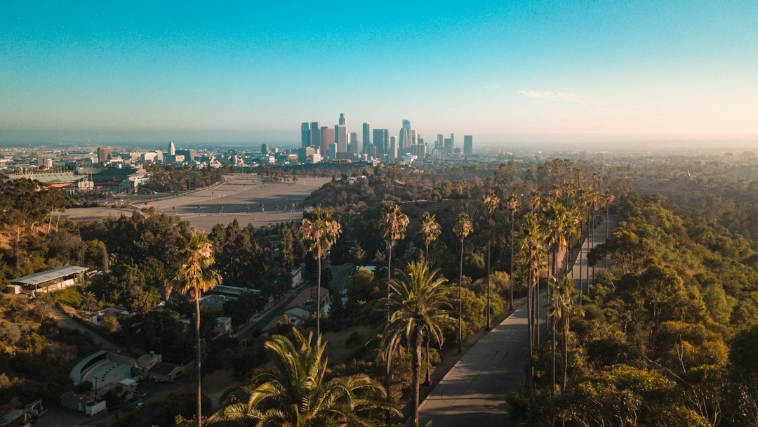 Los Angeles and Orange County skyline for H2 Staffing healthcare executive search