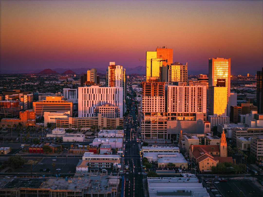 Phoenix skyline for H2 Staffing healthcare executive search